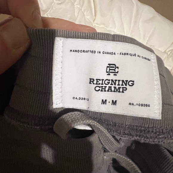 Men’s Reigning Champ slim fit mid-weight terry sweat pants medium - Picture 7 of 8
